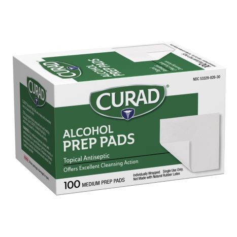 Alcohol Prep Pads – (100 Count)